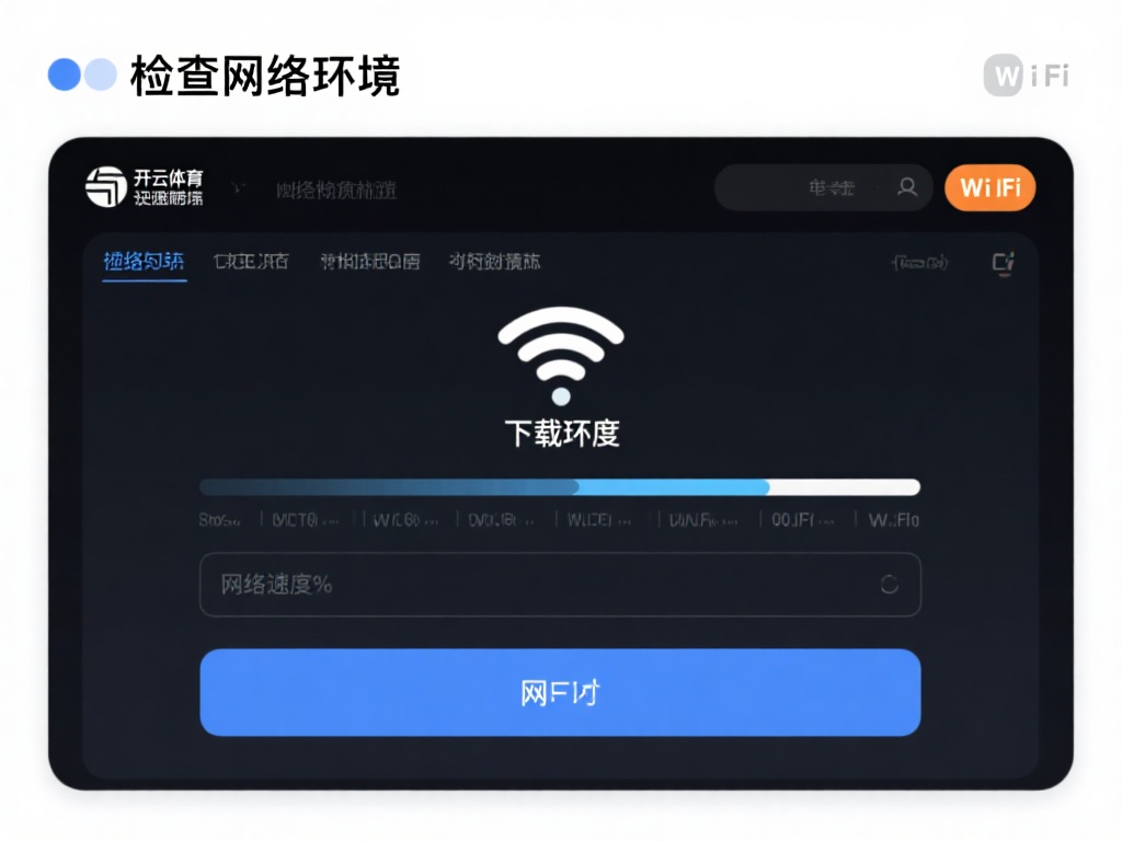 检查网络环境：下载速度与网络环境密切相关。建议在W