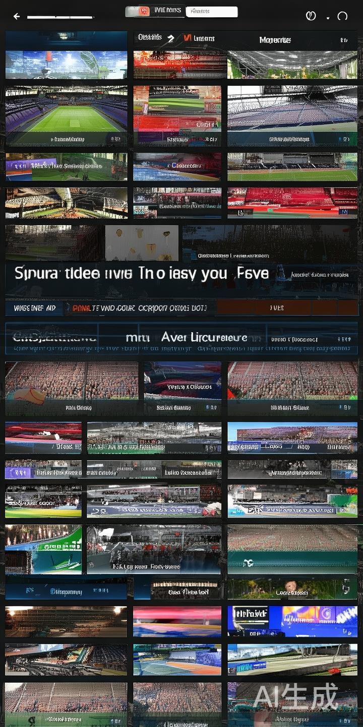 第一步：在首页导航中选择“体育比赛”栏目，浏览各类